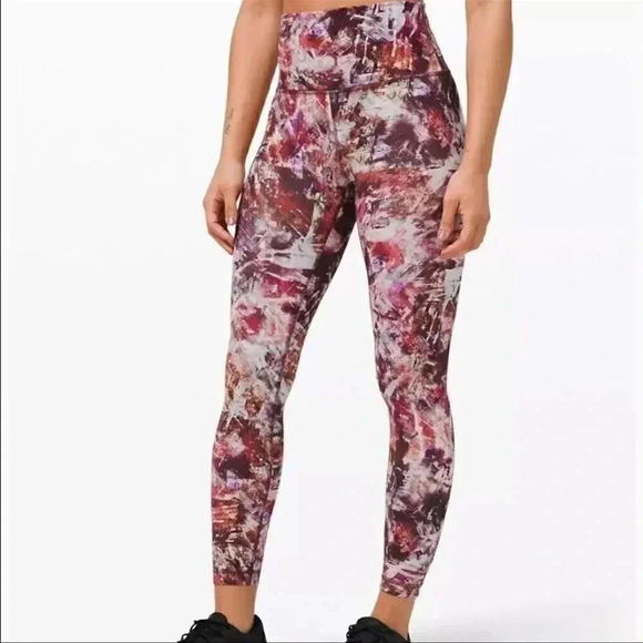 Lululemon Women's Size 6 Wunder Under Train High-Rise Tight Urbantricity Multi - Picture 8 of 10